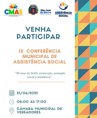 Convite Conferência Assistência Social