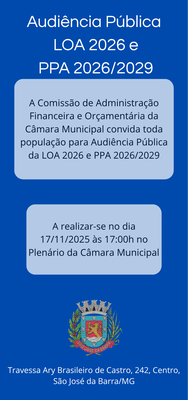 Audiência Pública LOA e PPA