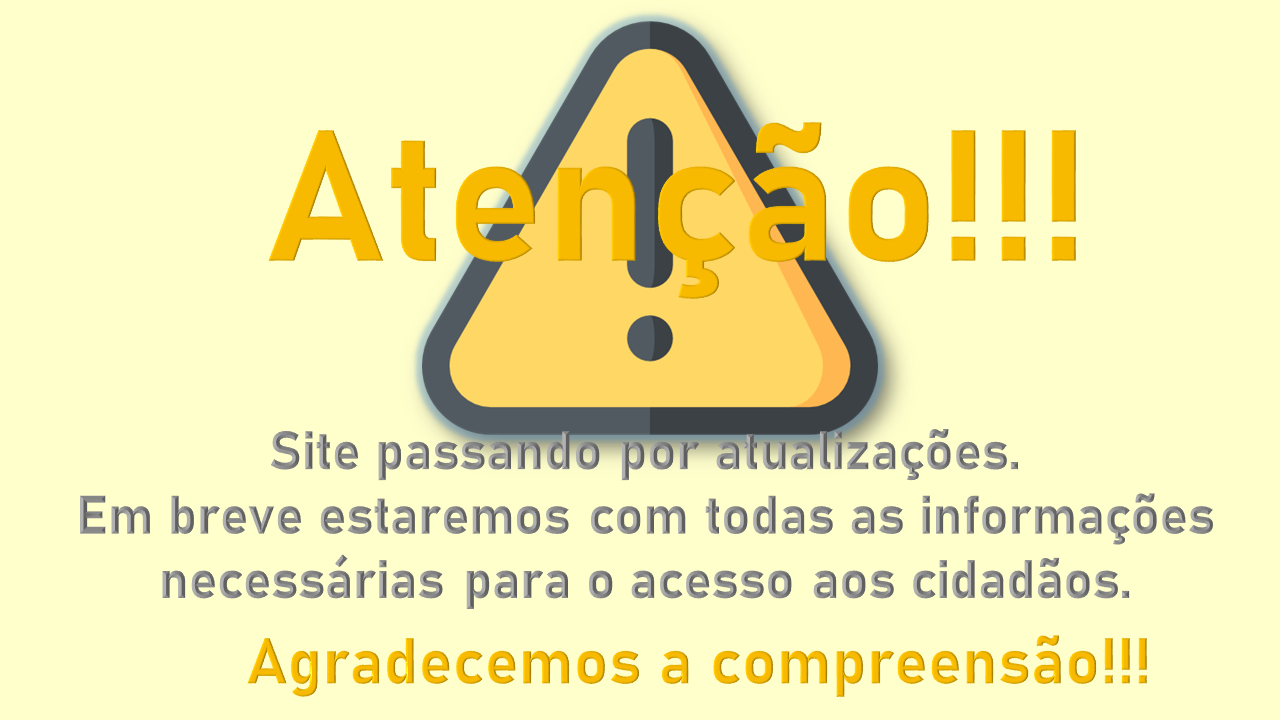 Site em Manutenção